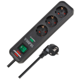 Brennenstuhl Eco-Line Steckdosenleiste 3-Fach mit Überspannungsschutz für 9,19€