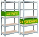 Prime-Deal: 2X Monzana Schwerlastregal für nur 44,99€ (statt 55€)