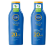 2er Pack NIVEA SUN Schutz & Pflege 250ml Sonnenmilch LSF 20 für nur 7,90€ bei Prime-Versand
