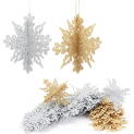 16er-Pack Aitsite 3D Glitzer Schneeflocke für nur 1,79 Euro