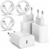 ZNBTCY 3er-Pack 20W iPhone Ladegeräte mit Ladekabel für 11,49€ (statt 20€)
