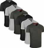 Blitzangebot: 6er Pack Einfarbige Kurzarm Herren T-Shirts (S-3XL) für nur 37,99€ (statt 44,99€)