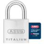 2x ABUS Titalium 64TI/20 Vorhängeschlösser für 4,70€ (statt 9,09€)