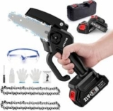 APROTII Mini Kettensäge mit 2x 2000mAh Akku und Ladegerät für nur 39,99€ (statt 74,99€)