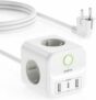 Oraimo 6-in-1 Würfel Steckdosenleiste mit 3 USB Anschlüssen (2xA, 1xC) für 16,14€ (statt 19,99€)