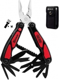 BIBURY 14-in-1 Multitool (Zange, Taschenlampe, Dosenöffner, Schere, uvm.) für 8,49 Euro