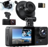 Bestsee 1080P Dashcam für Vorne & Hinten mit 64GB SD-Karte nur 50,34€