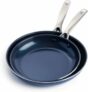 Blue Diamond Cookware Diamantinfundiertes 2-teiliges Bratpfannenset für 32,99€ (statt 48€)