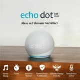 Echo Dot (5. Gen, 2022) mit Uhr für nur 31,99€ (statt 50,48€)