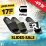 G-STAR RAW Badelatschen für 17,99€ im Slides-Sale