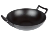 GRILLMEISTER 31,5cm Gusseisen Wok für 20,94€ inkl. Versand (statt 30,94€)