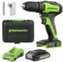 Greenworks 24 V Akku-Bohrschrauber für nur 59,99€ (statt 79,99€)