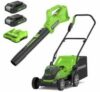 Greenworks Akku 33cm Rasenmäher + Gebläse für nur 259,99€ (statt 359,99€)
