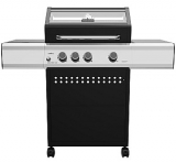 Grillfürst S330G Gasgrill (3-Edelstahlbrenner, Seitenkocher, Gusseisen-Rost) für 349€ inkl. Versand (statt 499€)