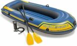 Intex Challenger 2 Schlauchboot Blau/Gelb (236 x 114 x 41 cm) für 33,99€ (statt 44€)