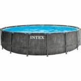 Intex Premium Frame Pool Set Prism Greywood für 279,00€