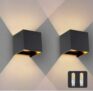 LED Wandleuchte Innen/Außen 2Pack für nur 32,38€ (statt 45,98€)