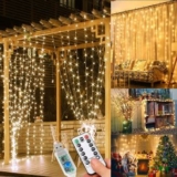 WEARXI 3×3m LED Lichtvorhang für 5,22€ (statt 8,99€)