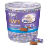Milka Naps Alpenmilch 1kg Dose ab nur 14,66€ (statt 21,39€) im Spar-Abo