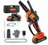 Olmlmo Mini Kettensäge mit 2 × 21 V 2,0 Ah Akkus für nur 29,99€ (statt 70€)