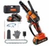 Olmlmo Mini Kettensäge mit 2 × 21 V 2,0 Ah Akkus für nur 29,99€ (statt 70€)