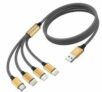 SIZUKA Multi USB Kabel in Grau od. Gold für nur 5,54€ (statt 7,99€)