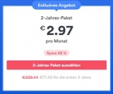 2-Jahresvertrag bei NordVPN für nur 2,97€ pro Monat + bis zu 1 weiteres Jahr gratis