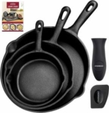 OVERMONT Gusseisenpfannen-Set für 33,99€ (statt 39,99€)