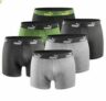 PUMA Herren Boxershorts Green-darkgrey-black (M-XL) 6er Pack für nur 29,99€ (statt 37,99€)