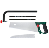 Parkside 6-teiliges Handsägen-Set mit Bügel-, Zug- und Fuchsschwanzsäge für 15,94€ (statt 20,94€)