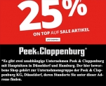 25% Rabatt auf alle bereits reduzierten Artikel bei Peek & Cloppenburg*