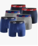 PUMA Herren Boxershorts Blue Sodalite (S&L) 6er-Pack für nur 29,99€ (statt 37,99€)