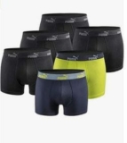PUMA Herren Boxershort black blue lime new (S-XXL) im 6er Pack für nur 29,99€ (statt 37,99€)