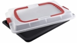 Dr. Oetker Backblech mit Transporthaube Bake & Go 42x29x4 cm für nur 19,99€ bei Prime-Versand