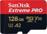 SanDisk 128 GB Extreme PRO microSDXC-Karte + SD-Adapter + RescuePRO Deluxe für 16,99€