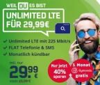 o2 Free Unlimited Max für nur 29,99€/Monat + einmalig 9,99€ Anschlusspreis – monatlich kündbar!