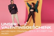 Bis zu 30% Rabatt auf ausgewählte Artikel im Reebok Online Shop