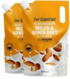 Nochmal günstiger: 2x Amazon Flüssigseife (500 ml) – z.B. Milch & Honig ab nur 1,04€ im Spar-Abo