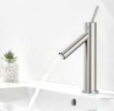 LONHEO moderne Edelstahl Waschtischarmatur für Badezimmer für nur 20,99€ (statt 41,99€)