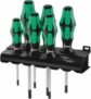 Wera 367/6 6-teiliger Torx Schraubendrehersatz Kraftform Plus + Rack für 22,45€ (statt 29,94€)