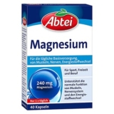 Abtei Magnesium (40 Kapseln á 240 mg) ab nur 2,39€ (statt 2,95€) – Prime Spar-Abo