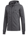 adidas Kapuzenjacke Designed2Move Motion dunkelgrau für 29,97 Euro (statt 55 Euro)