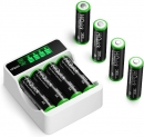 HiQuick Akku Ladegerät mit 8x AA Akku ab 14,99 Euro