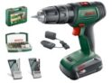 Bosch Akku Schlagbohrschrauber UniversalImpact 18V mit 1x 18V Akku, Koffer, Bits- und Bohrerset für 96,99€