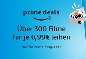 Verschiedene Filme bei Amazon Prime Video für je nur 0,99 Euro leihen