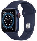 Apple Watch Series 6 (GPS + Cellular, 40 mm) Blau Aluminium Sportarmband Dunkelmarine für nur 426,29€ (statt 485€)