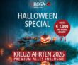 Bis zu 1.000€ pro Kabine sparen beim Halloween-SPECIAL von A-ROSA