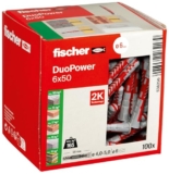 fischer DuoPower Universaldübel 100er Pack für nur 8,99€