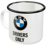 Retro Emaille-Tasse BMW Drivers Only nur 8,45€ bei Amazon