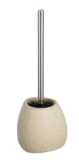 WENKO Keramik WC-Garnitur mit selbstreinigender Silikonbürste für 19,54€